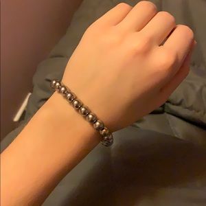 Metal beaded bracelet